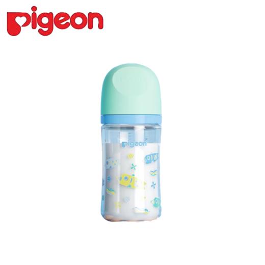 贝亲自然实感Ⅲ宽口径彩绘玻璃奶瓶240ml（L号奶嘴）-鲤鱼旗 商品图0