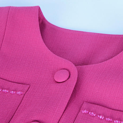 NG111斯尔丽瑟俪2023新款小香风百搭圆领外套 商品图4