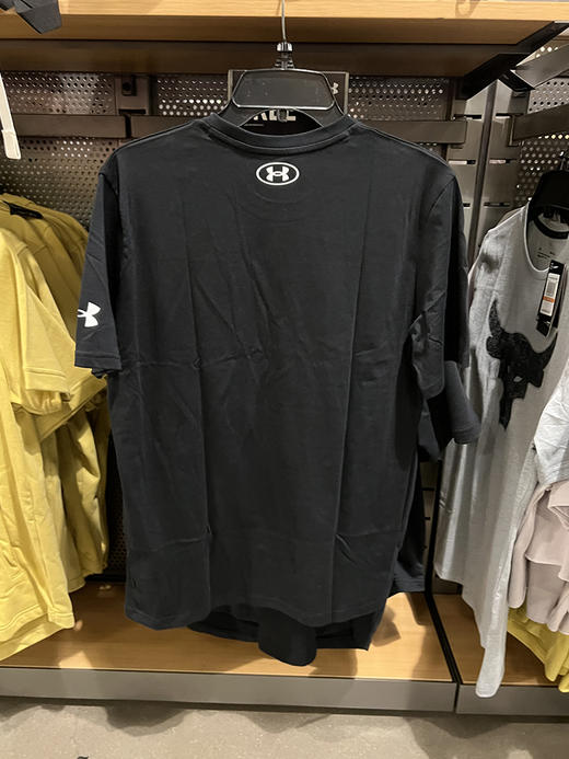 Under Armour/安德玛 男士夏季宽松棉混纺印花圆领短袖T恤1370483 商品图1