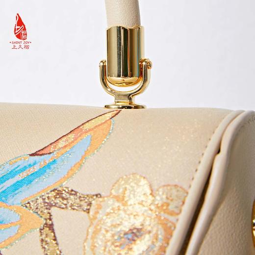 SAINTJOY/上久楷 宋锦女式拎包  锦织玉叶 BWS23A0101 商品图13