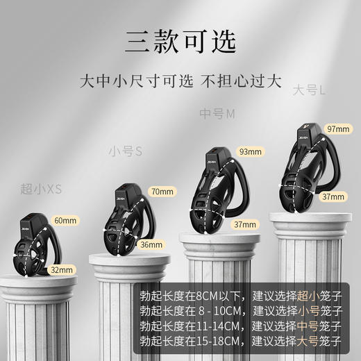 久兴眼镜蛇贞操锁CB锁男用禁欲 三款可选 商品图1