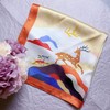 【特价】瑞兽丝语系列100%桑蚕丝 真丝小方巾50*50cm 商品缩略图4