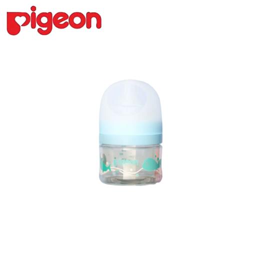 贝亲自然实感Ⅲ宽口径彩绘PPSU奶瓶80ml（SS号奶嘴）-抹香鲸 商品图0