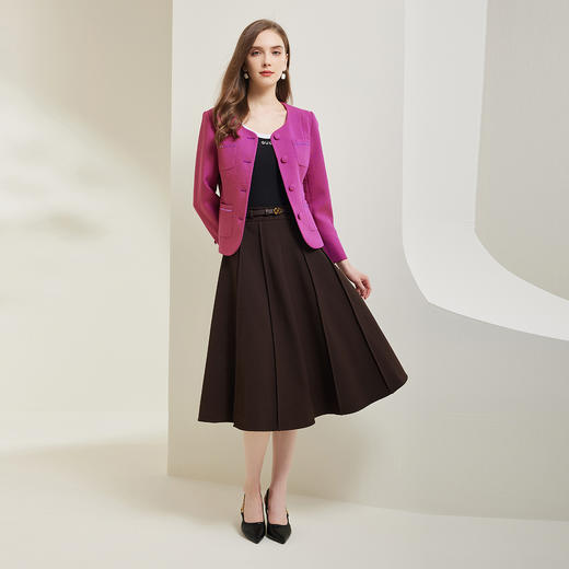 NG111斯尔丽瑟俪2023新款小香风百搭圆领外套 商品图3