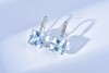 【海天一色】海蓝宝镶钻耳钩-CB12201088 商品缩略图6