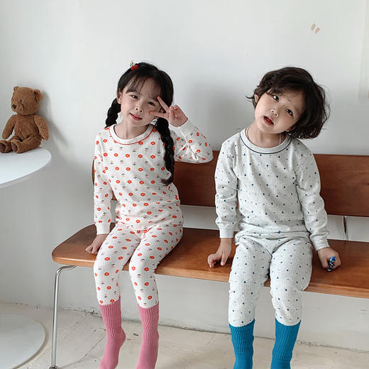 【清仓捡漏39元起】80-160码，A类男女童内衣套装，纯棉内衣套装，舒适透气，透气排汗，适合中大童穿着sh 商品图3