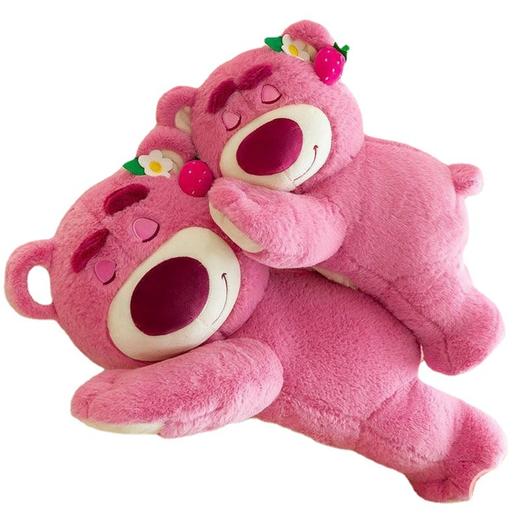 【毛绒公仔！草莓熊】趴姿草莓熊公仔，安抚布娃娃，毛毛绒小熊玩偶，抱起来超软超舒服，送女友闺蜜必备！ 商品图4