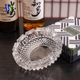 佐佐木玻璃烟灰缸16cm