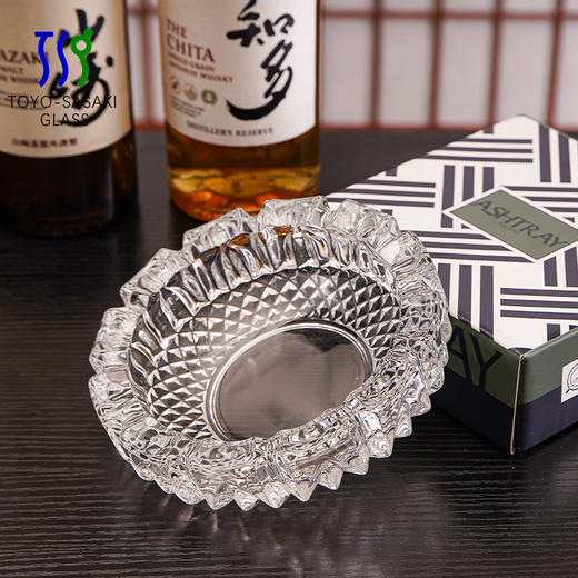 佐佐木玻璃烟灰缸16cm 商品图0