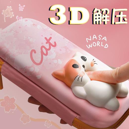 网红解压笔袋小学生简约大容量多功能文具盒ins可爱少女心铅笔盒 商品图0
