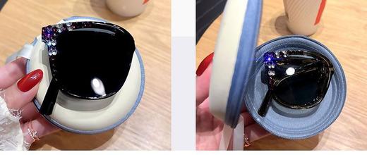 【买就送！送精美折叠收纳盒】时尚女性必备，G级感可折叠墨镜，做自己的女王，轻便舒适，防紫外线偏光设计，散发成熟优雅的气息。随意搭配，无时无刻的保护你的眼睛！ 商品图5