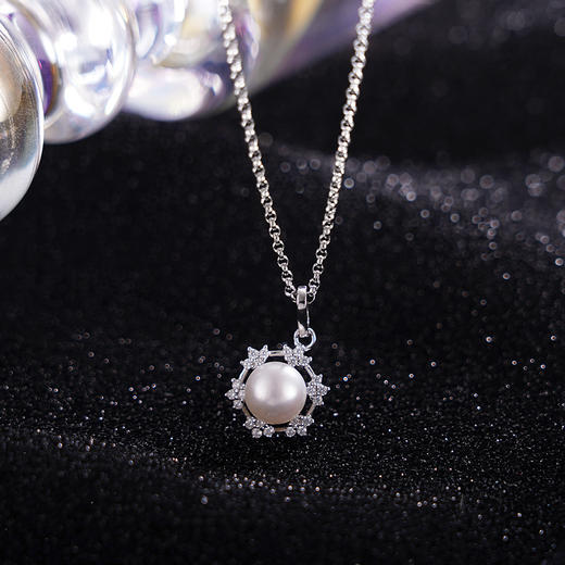 子佩集S925银珍珠吊坠【PM1398-XF】(不含链)2308 商品图2