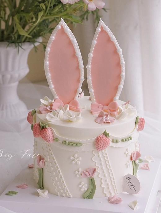 【臻品系列】---半翻糖【兔耳朵】 商品图0