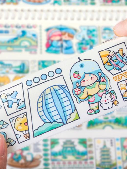 TIPETOYS 烟雨杭州豆芽酱和纸胶带DYJ5109 商品图2