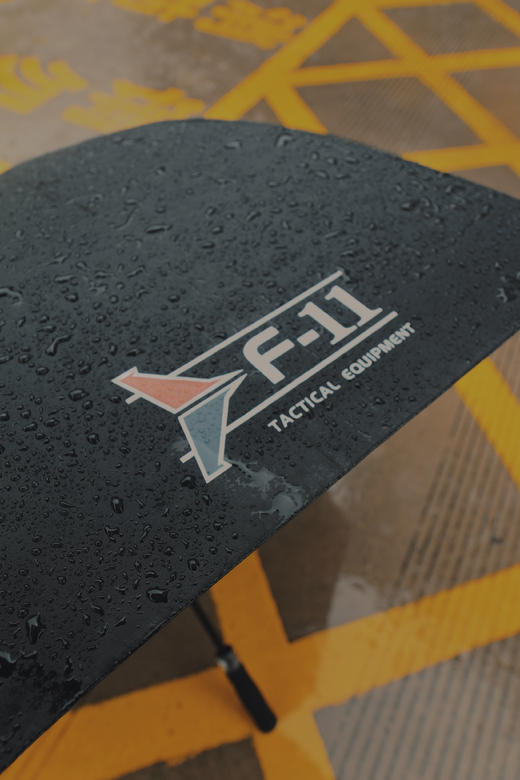 F-11自动双层战术勤务户外直柄雨伞 商品图1