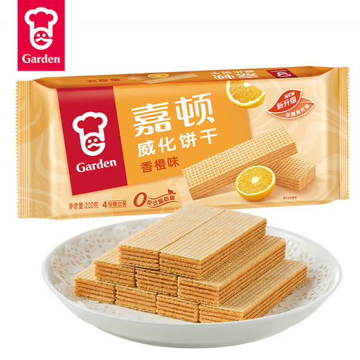 200g嘉顿威化饼干香橙味 商品图0