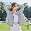 【一件抵6件！全面防晒】2023新款焦下短款防晒衣，女夏季防紫外线，黑胶冰丝连帽防晒服，有效阻隔紫外线99.9%，吸湿速干，运动持续干爽，加宽黑胶帽檐，透气不闷热！ 商品缩略图6