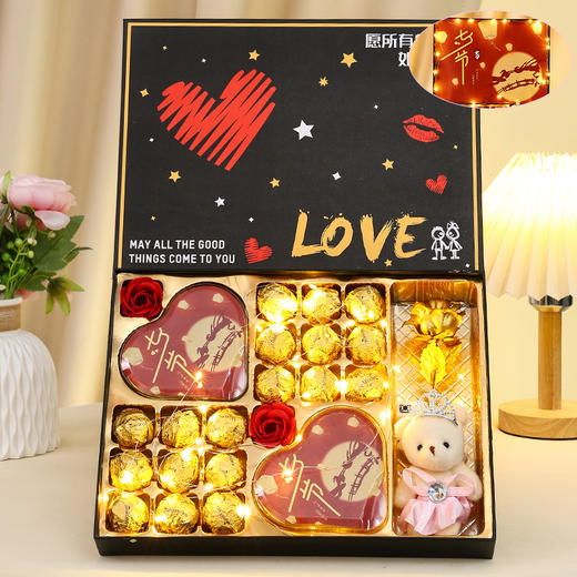 德芙巧克力礼盒装网红休闲零食送男生女友七夕情人节生日礼物批发 商品图14