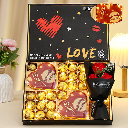 德芙巧克力礼盒装网红休闲零食送男生女友七夕情人节生日礼物批发 商品图6