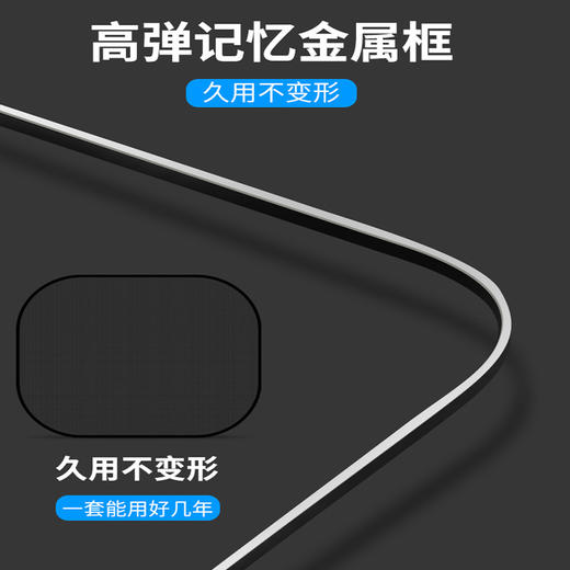 「9.9元包邮！数款可选」汽车遮阳挡网纱黑色小圆弧夏季用品汽车太阳挡车内防晒隔热侧窗挡装饰 商品图2