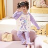儿童睡衣女春秋季纯棉长袖女童公主款可爱洋气宝宝家居服女孩套装 商品缩略图0