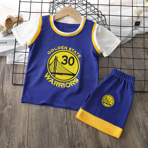 【捡漏价49.9元2套】新款儿童篮球服套装，轻盈透气，洋气薄款速干，夏日必备！男孩女孩都能穿，增添洋气篮球元素，打造时尚宝贝。sh 商品图7