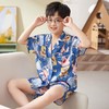 新款儿童睡衣男童夏季冰丝薄款短袖套装中大童男孩夏天卡通家居服 商品缩略图2
