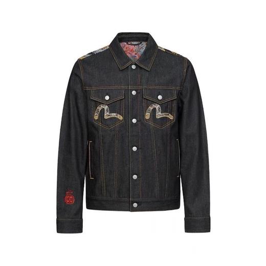 点此购买 福神男士龙腾贴布牛仔外套 yg 263493 商品图8