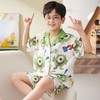 新款儿童睡衣男童夏季冰丝薄款短袖套装中大童男孩夏天卡通家居服 商品缩略图0