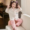 儿童睡衣女童春秋季纯棉开衫长袖卡通中大童宝宝亲子家居服两件套 商品缩略图3