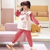 女童睡衣儿童春秋季长袖纯棉宝宝中大童夏季小女孩公主家居服套装 商品缩略图0