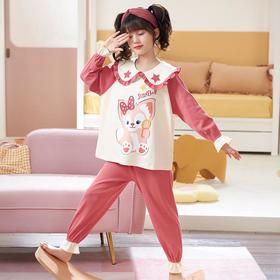 女童睡衣儿童春秋季长袖纯棉宝宝中大童夏季小女孩公主家居服套装
