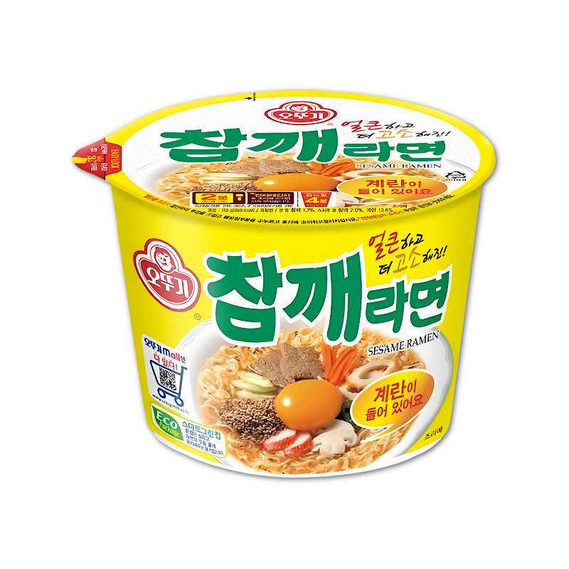 不倒翁 芝麻大碗面110g 