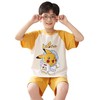 莫代尔儿童睡衣夏季薄款男童家居服套装大童夏天小男孩短袖空调服 商品缩略图4
