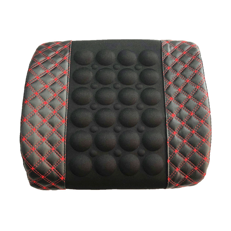 红酒电动腰靠-黑红