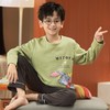 儿童睡衣春秋季纯棉长袖薄款套装中大童小男孩卡通亲子男童家居服 商品缩略图3