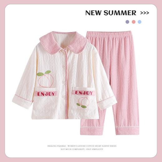 儿童睡衣女长袖纯棉女童春秋季公主母女宝宝家居服套装秋夏中大童 商品图2