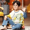 男童睡衣纯棉长袖中大童小孩卡通全棉秋季儿童睡衣男孩家居服套装 商品缩略图1