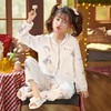 2023新款儿童睡衣女童春秋季纯棉纱布绸薄款套装长袖女孩大童夏款 商品缩略图1