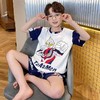 新款儿童睡衣夏季男童纯棉圆领短袖男孩中大童家居服两件套装薄款 商品缩略图1