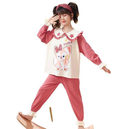 女童睡衣儿童春秋季长袖纯棉宝宝中大童夏季小女孩公主家居服套装 商品图4