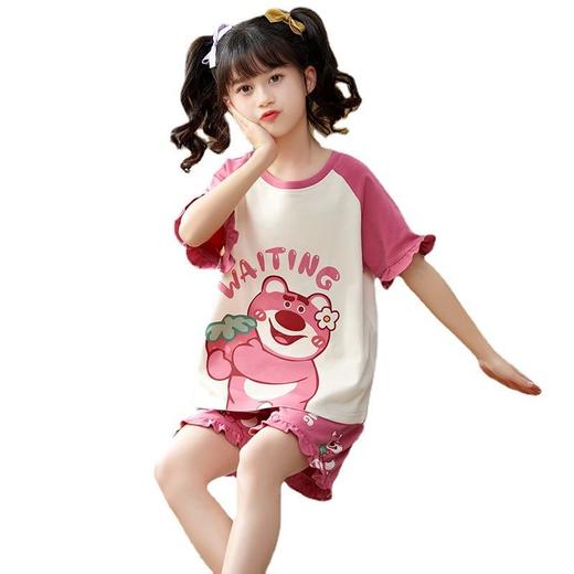 女童睡衣儿童薄款短袖纯棉套装中大童女孩公主宝宝夏季亲子家居服 商品图4