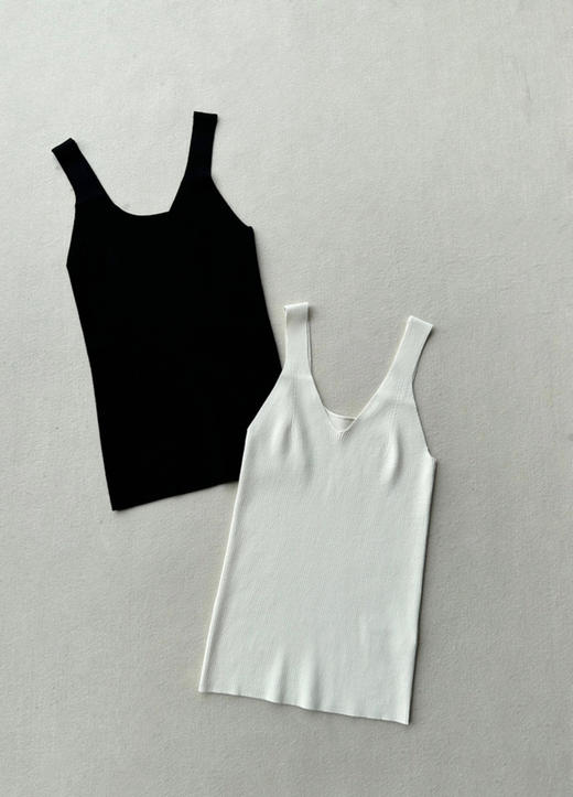 针织背心 米白色 黑色 自己备注号码颜色 商品图2