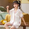 儿童睡衣女童夏季冰丝薄款短袖套装夏天小女孩公主宝宝凉爽家居服 商品缩略图3