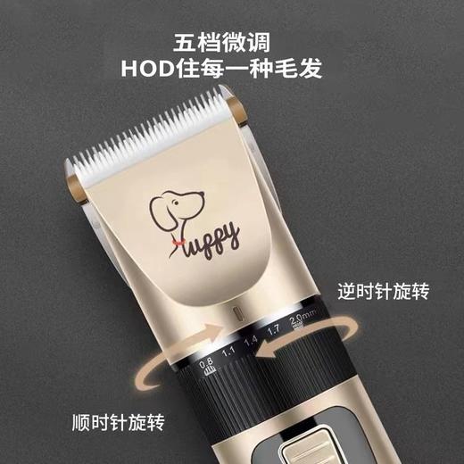 宠物电推剪电动剃毛器推毛器狗狗猫咪理发器剪毛理发剪四件套/个 商品图4