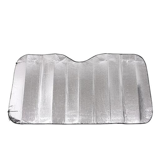 「遮阳防晒！易折叠」汽车遮阳挡铝箔加厚防晒隔热车载前挡吸盘遮阳板夏季用品越野轿车养护 商品图4