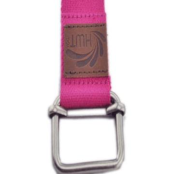 HWTYOGA 瑜伽全棉伸展带 2米长玫红色 商品图1