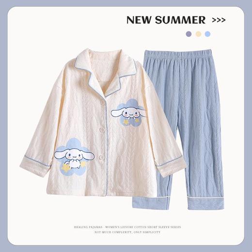 儿童睡衣女长袖纯棉女童春秋季公主母女宝宝家居服套装秋夏中大童 商品图1