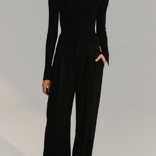 LIYIHAN 洗水磨破阔腿裤 Y233K06190 商品图2