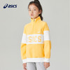 ASICS/亚瑟士童装秋季新款男童运动休闲个性插肩长袖卫衣T恤 商品缩略图1